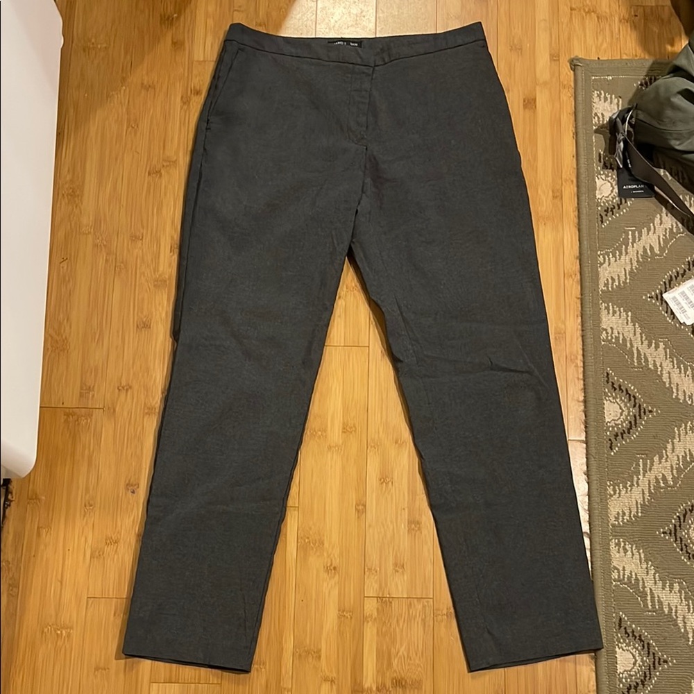 Mario Serrani Gray Dress Pants Classic Fit